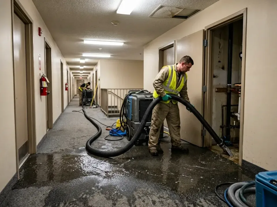 multi-unit-apartment-hallway-f-005 — frequently asked questions, Emergency Burst Pipe Water Extraction & Removal in Isle of…